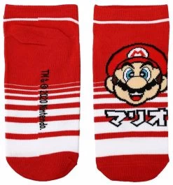 Super Mario Bros. Character Icons 5-Pair Ankle Sock Set -Fashion Menswear Shop fdc8aeaf8e8fb230e9d86f4288d2ffdb