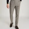 Reiss Men's Buster Prince Of Wales Trouser - Grey
