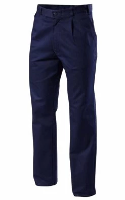 Mens Hard Yakka Drill Work Pant Cotton Navy Pants Y02501