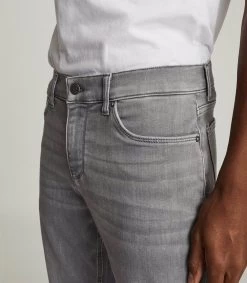 Reiss Men's Adana Jersey Stretch Jeans - Grey -Fashion Menswear Shop ffc283bd580f45951c243ddc401a559d